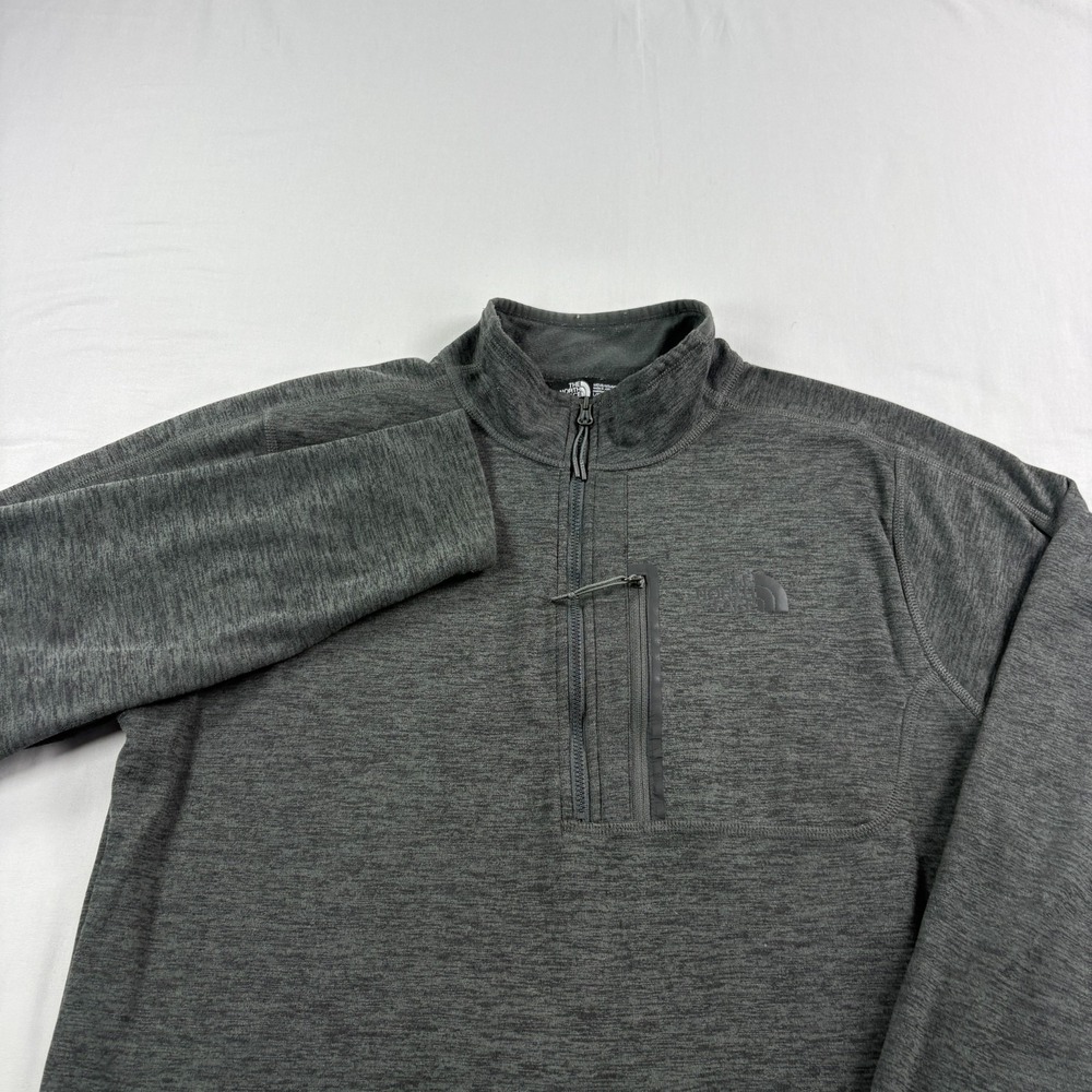 The North Face Sweatshirt Mens Large Black Canyonlands 1/2 Zip Pullover